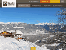 Tablet Screenshot of berggasthof-haeusler.com